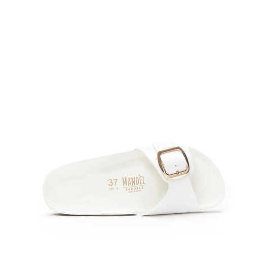 Ciabatta une bande AGATA blanc